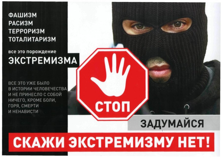Профилактика террористических и экстремистских проявлений.