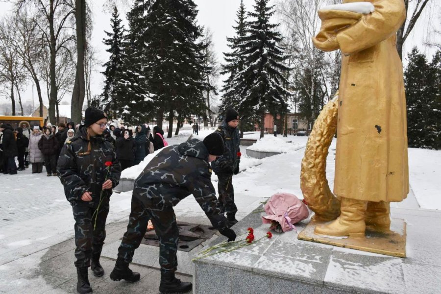 Присяга  воспитанников военно-патриотического клуба 
